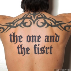the one and the fisrt